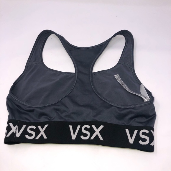 𝅺victoria’s secret vsx gray sports bra tank small - Picture 2 of 3